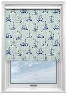 Wind Dancer (Blackout), Marine - Twist&Fit Roller Blind